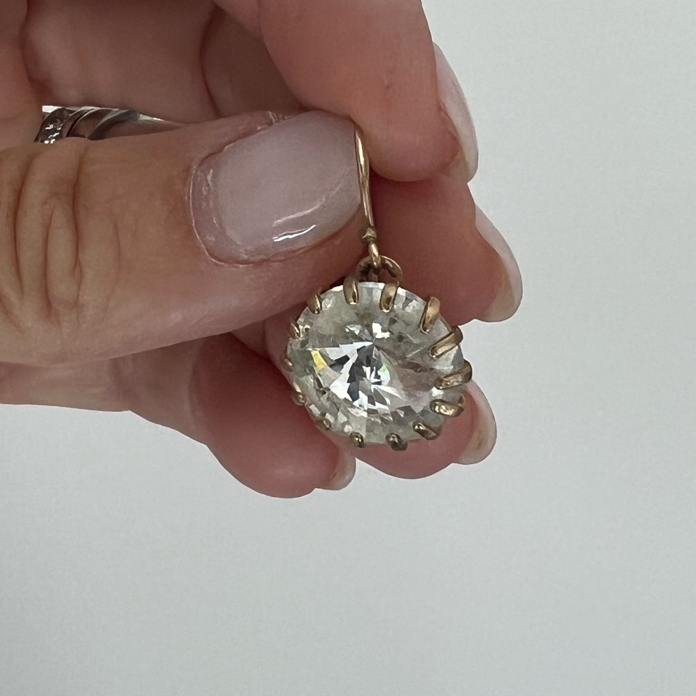 J. Crew Gold and Silver Crystal Earrings